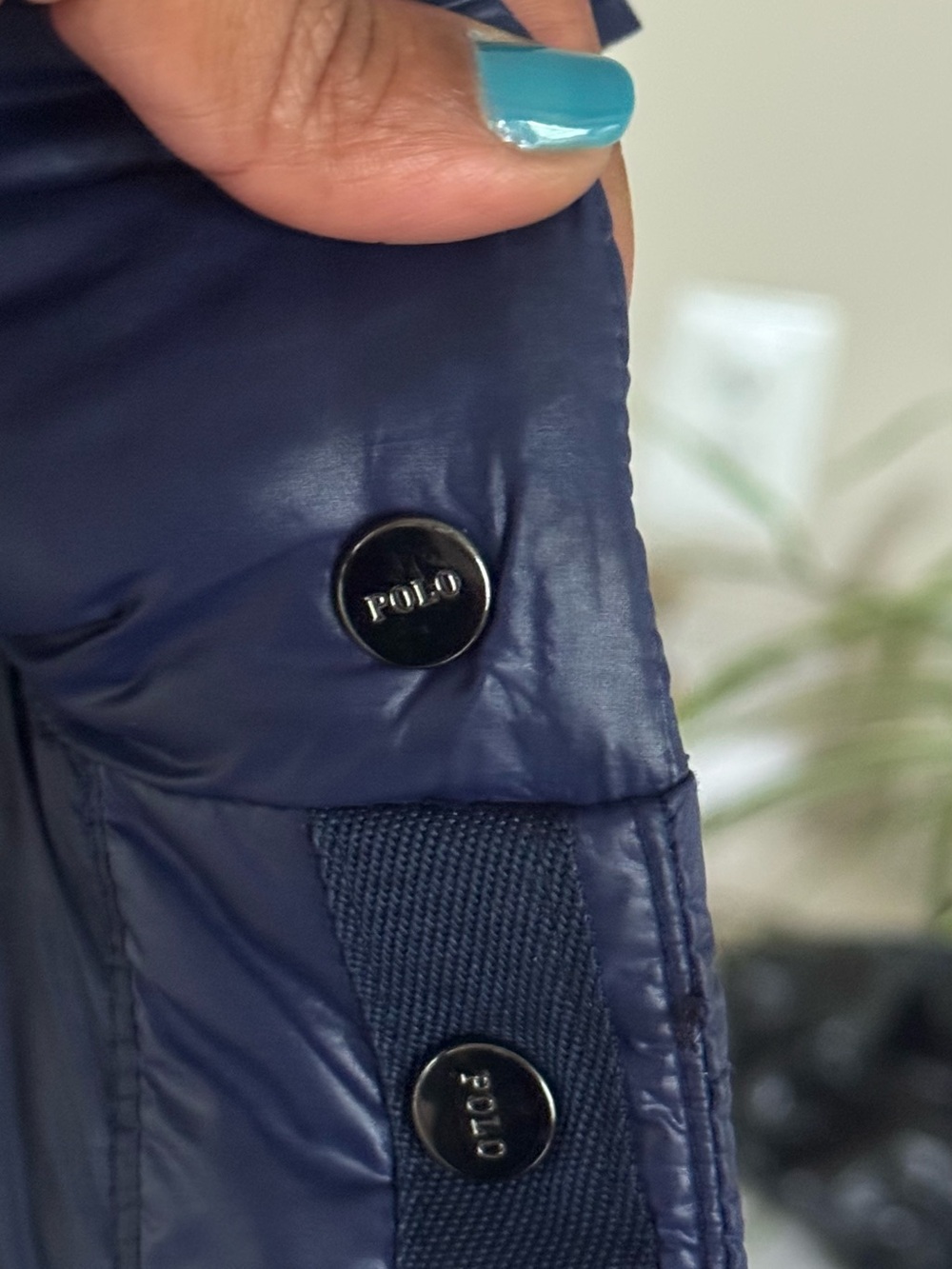 Polo Ralph Lauren Kids Navy Blue Down Polo Bear Long Puffer Parka Size 4/5 (XS) - Picture 9 of 9